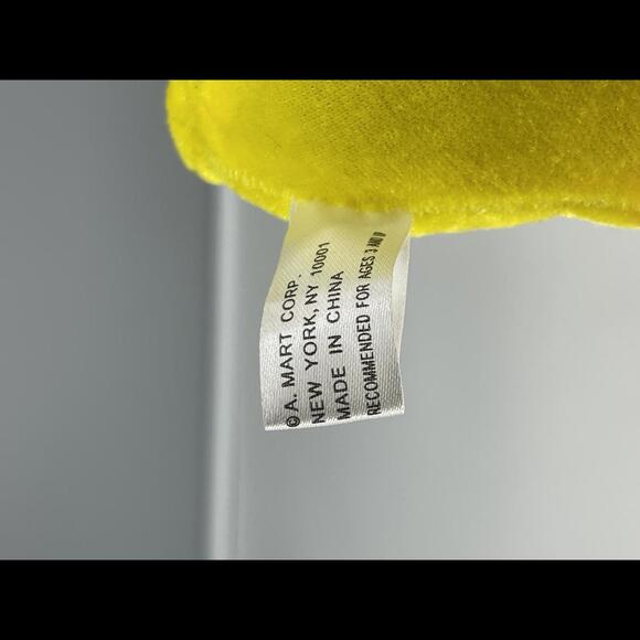 A Mart Corp.Bright Yellow and Orange Plush Duck New With Tag - Picture 8 of 8